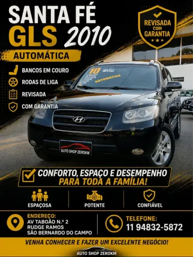 Hyundai Santa Fe GLS 2.7 V6 4x4tiptronic 2010