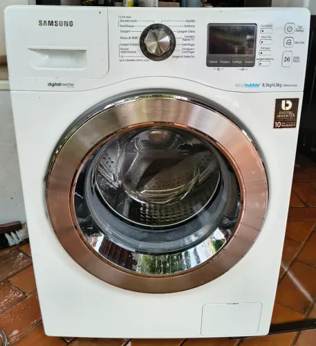 Máquina lava e seca Samsung ecobubble inverter 8.5 kg funcionando perfeitamente top!!!!