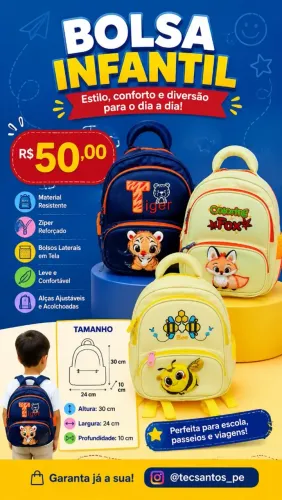 Bolsa infantil