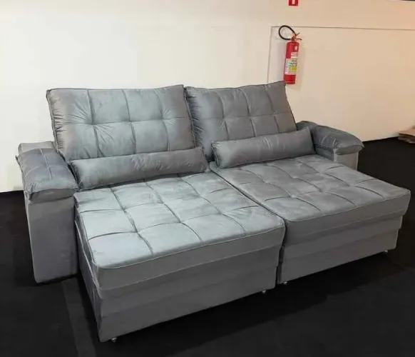 Exclusividade SOFÁ RETRÁTIL E RECLINÁVEL PAGAMENTO NA ENTREGA