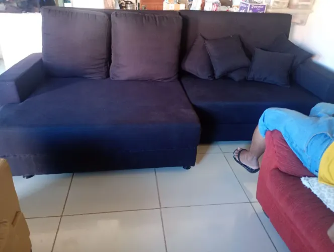 Sofá semi novo