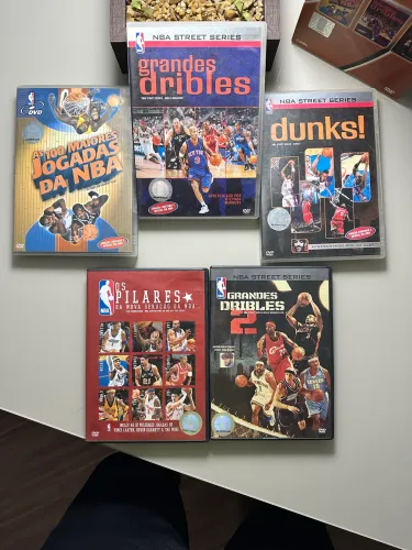DVDs de basquete, coleção NBA.