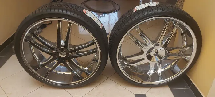 Rodas aro 24 cromadas okm multifiro 6x135 ,139