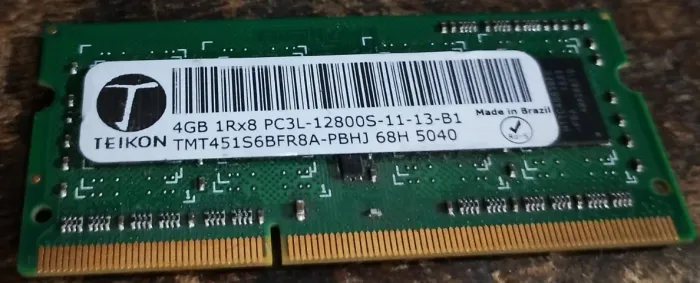 Memoria teikon pc3l 12800s 04gb