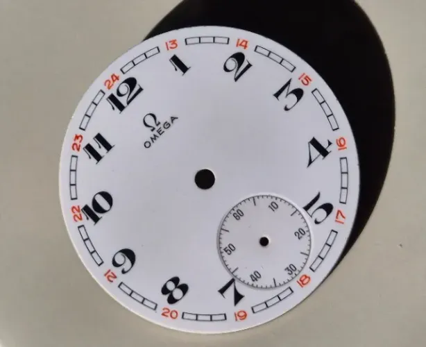 Mostrador Omega Original Raro Relógio De Bolso Vintage 24h