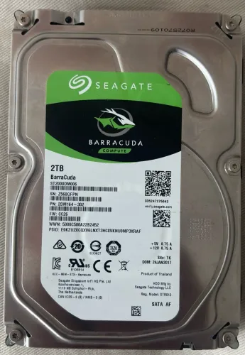 Disco Rígido Interno Seagate Compute Barracuda 2tb Prateado