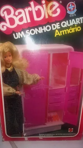 Armario da Barbie estrela, um sonho de quarto