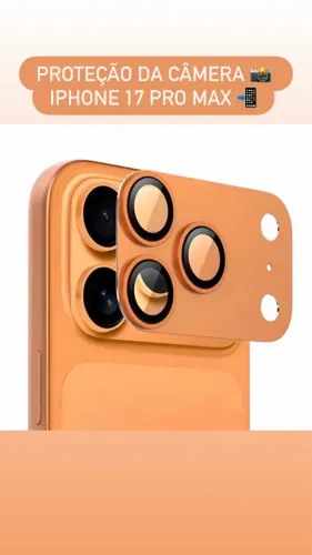 Película Da Câmera do iPhone 17 Pro Max Laranja 