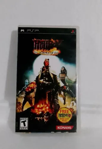 Jogo de psp Hellboy the science of evil original