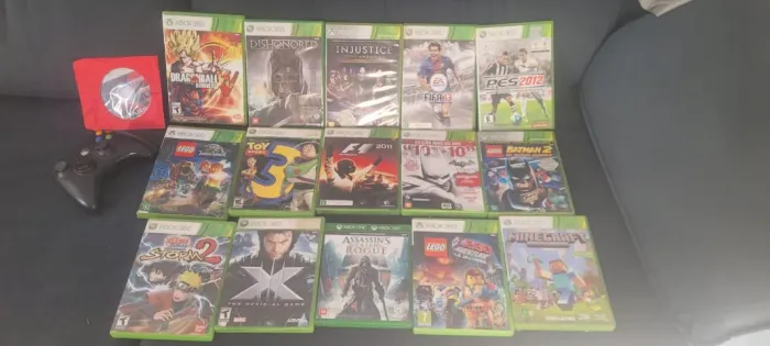 15 JOGOS XBOX 360 + 2 CONTROLES