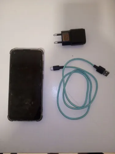 Celular Samsung Galaxy A21s com capa, película e carregador [USADO]