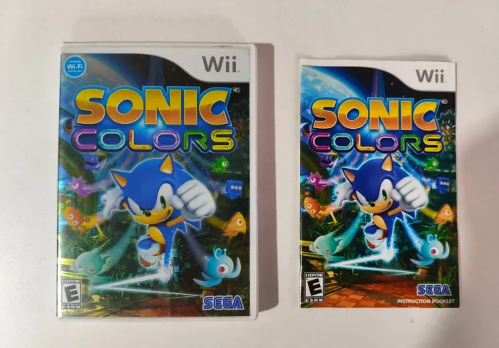 Jogo Sonic Colors original Nintendo Wii 