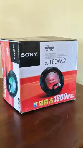 SUBWOOFER SONY XPLOD 12" XSLEDw12 1800w