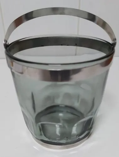 Balde de gelo em vidro 700 ml e/ou bule em vidro Melitta 300 ml e/ou Garrafa em cristal pe