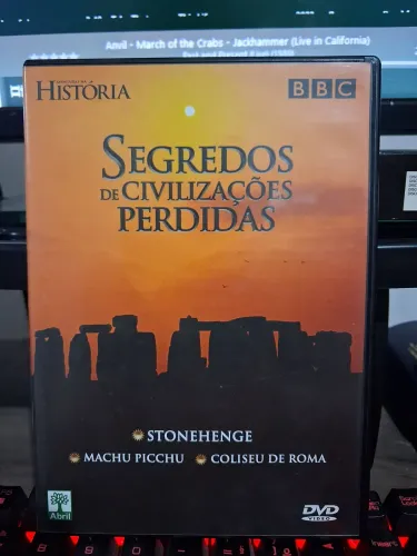 DVD Segredos de Civilizações Perdidas Coliseu Stonehenge BBC Documentário Machu Picchu