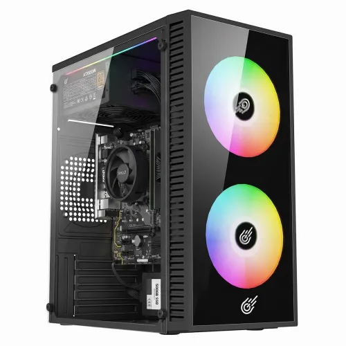 NOVO - PC Gamer Ryzen 5, 16GB DDR4, Fonte 650W, SSD 500GB