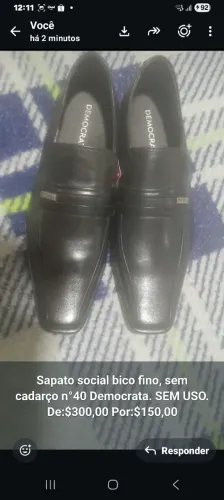 SAPATO SOCIAL COURO