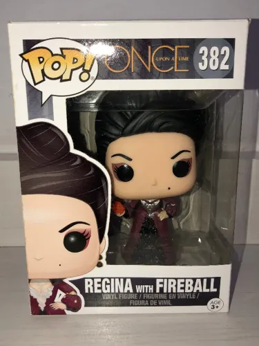 Pop Funko Tv: Once Upon A Time - Regina Com Fireball 382 Rosilei Bulhois