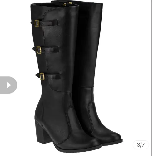 Botas cor preta