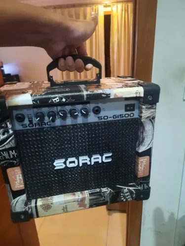 Vendo cubo amplificador, sorac com distorção!