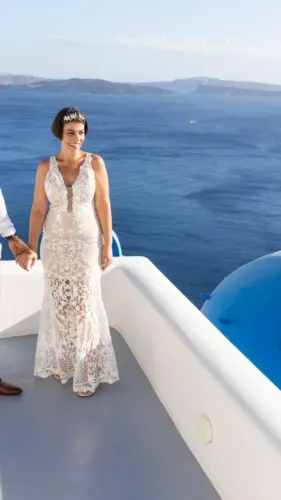 Vestido pérola em renda (noiva)