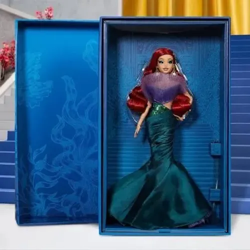 Boneca Disney Pequena Sereia Ariel Enchanted Elegance Collection - Lacrada na Caixa