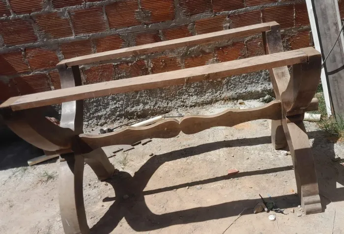 Pé para mesa madeira boa