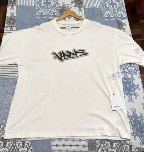 Camiseta Vans Nova Importada Oversized  Custura invertida XL/GG