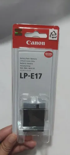Bateria maquina fotográfica Canon LP E17 T7 T6