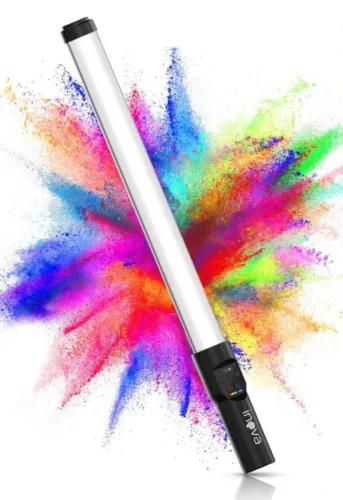 Bastão de Led Luz Portátil Para Video Foto RGB Light Iluminação Fotográfica Luz - Novo