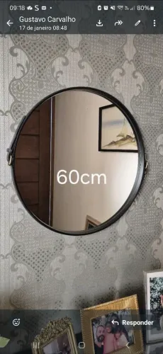 Espelhos redondos