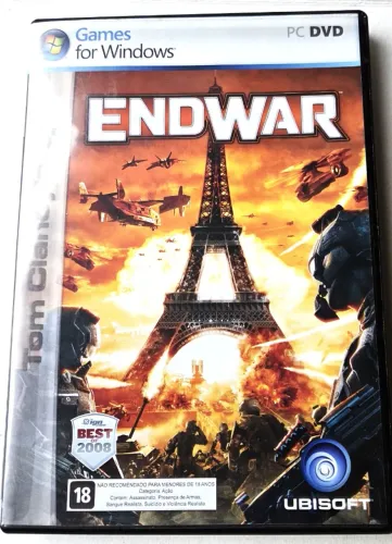 Jogo PC Tom Clancy's EndWar - DVD Físico Completo C/ Manual