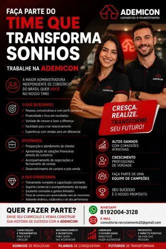 Consultor (a) de Vendas