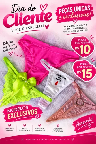 Oferta - calcinhas 