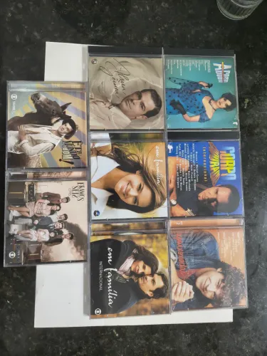 CDs trilhas novelas, 15 cada! Nacional e internacional, Somlivre, rede globo
