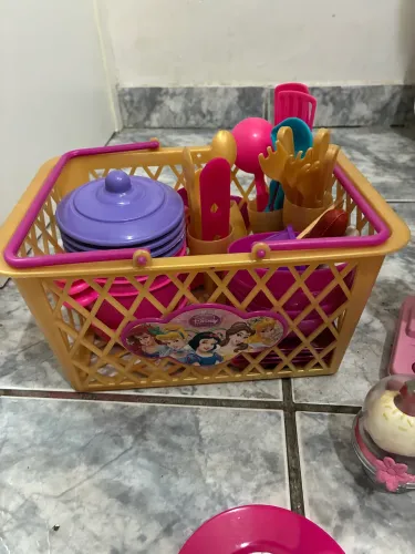 Kit Cozinha das Princesas + Kit Massinha da Barbie