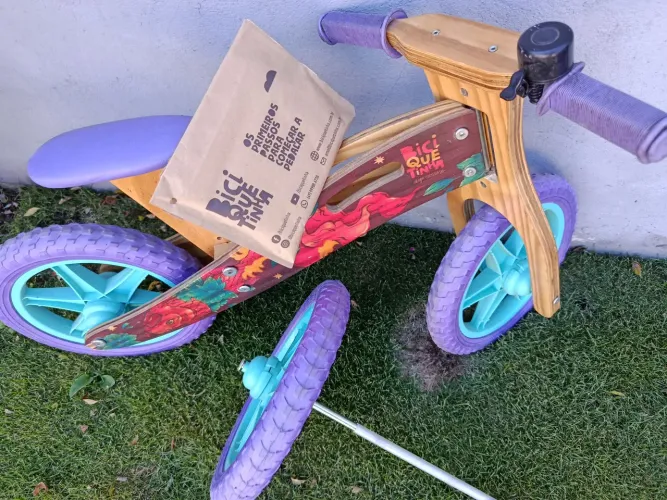 Triciclo que vira Bicicleta