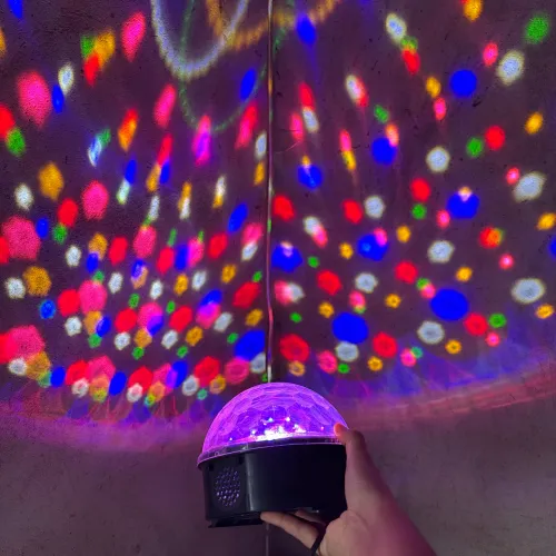 GLOBO COLORIDO LED FESTAS