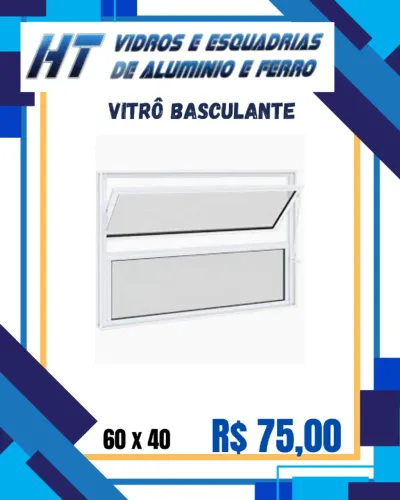 VITRÔ BASCULANTE, 60X40