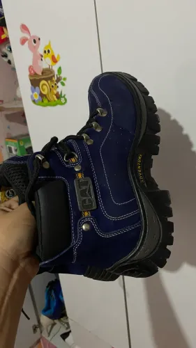 botas caterpillar original azul
