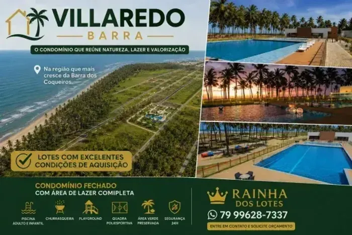 VILLAREDO BARRA ÁREA CENTRAL - MORE NA REGIÃO QUE MAIS CRESCE DO ESTADO - RAINHA DOS LOTES