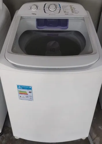 Máquina De Lavar Eletrolux 16kg, 9 Níveis De Lavagem, Turbo Agitação.
