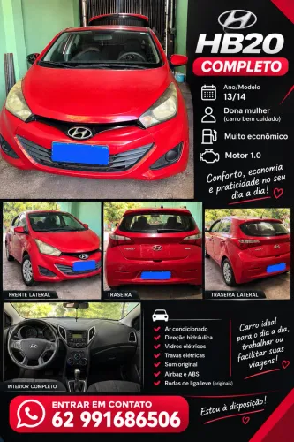 Hyundai HB20 Comf./c.plus/c.style 1.0 Flex 12V 2014