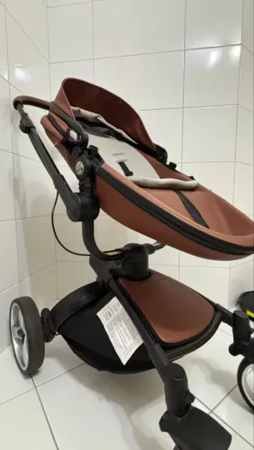 Carrinho Litet Candy Caramelo + bebê conforto + isofix