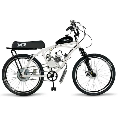 Bicicleta motorizada 80cc - Pronta pra usar + Acessórios