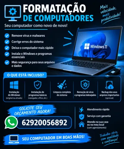 Formatação de computadores 