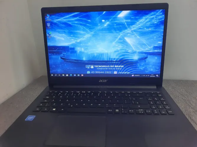 Notebook Acer Aspire A315 Intel Celeron N4020 8GB de RAM e 120SSD 