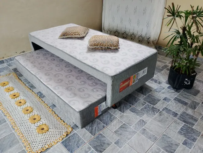 Cama solteiro com auxiliar,ENTREGO
