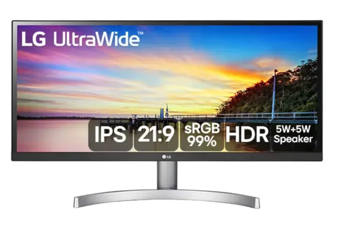 Monitor LG 29? IPS FHD UltraWide com HDR10 29WK600-W - Branco