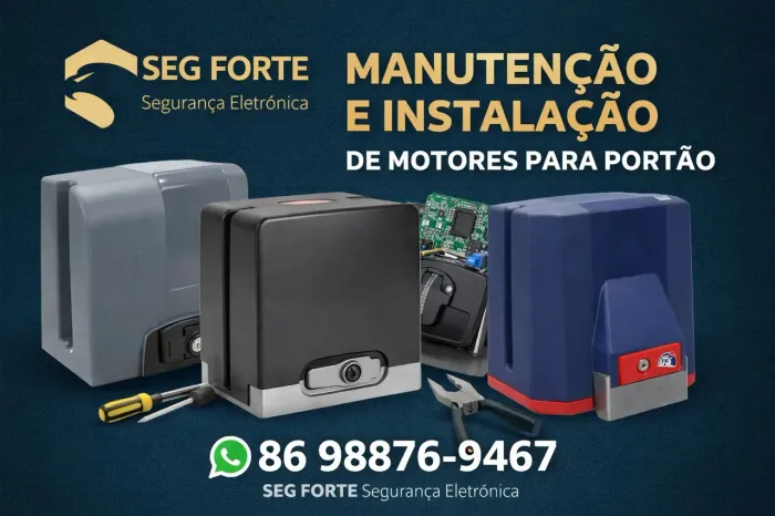 Instalação e manutenção em motores para portão